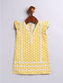 Girl's' Yellow Kurta Set